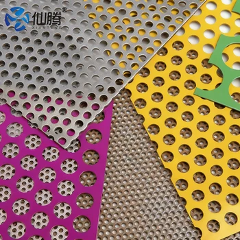 Perforated Metal Plate Punched Mesh Industrial Punched Steel Plate Mesh for Ventilation Filtration and Screening Performance