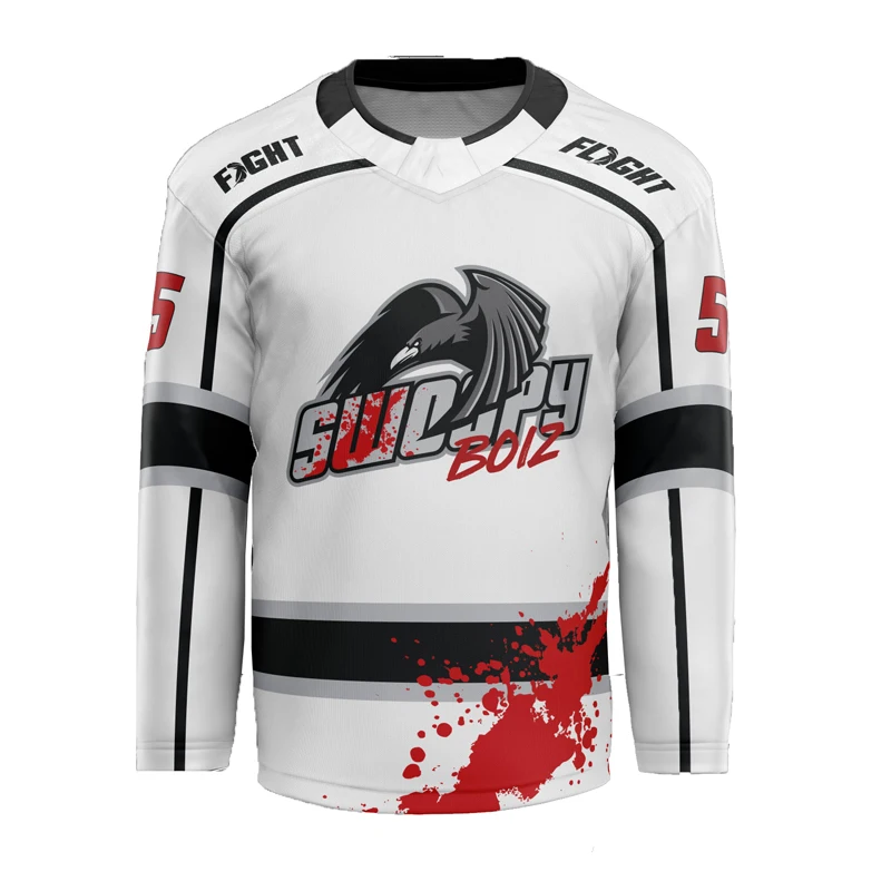 Buy Wholesale China Customize Sublimation Breathable Ice Hockey Jersey With  Polyester Fabric & Ice Hockey Jerseys at USD 28