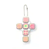 En forme de croix à six boutons