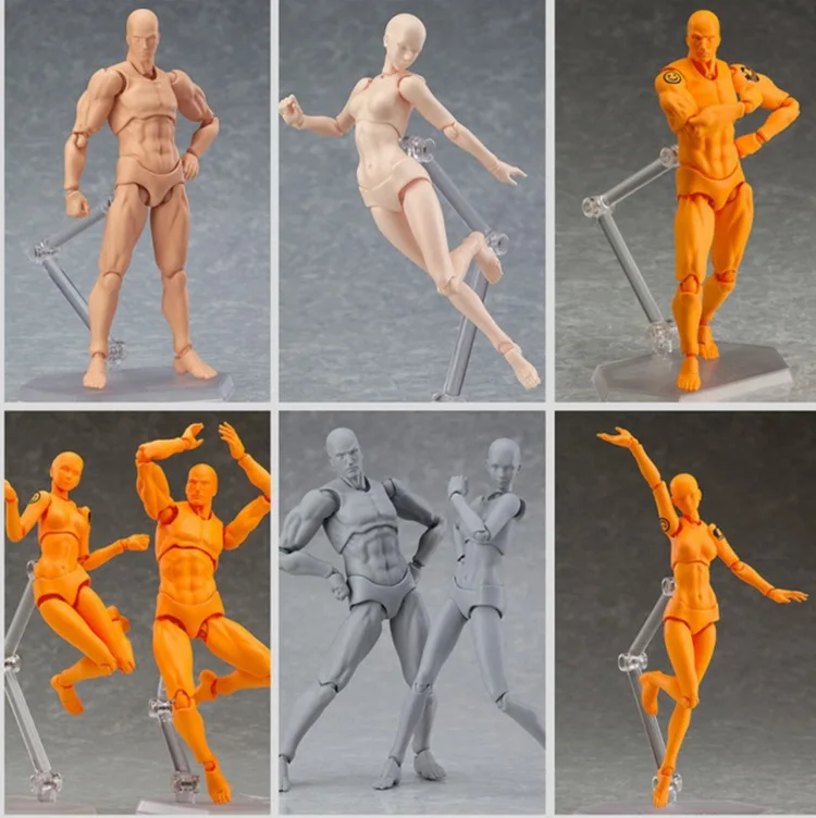 Wholesale Figure Model Set PVC Action Figure Drawing Models Kit Figure Artist Draw Painting Model Mannequin Jointed Doll Price