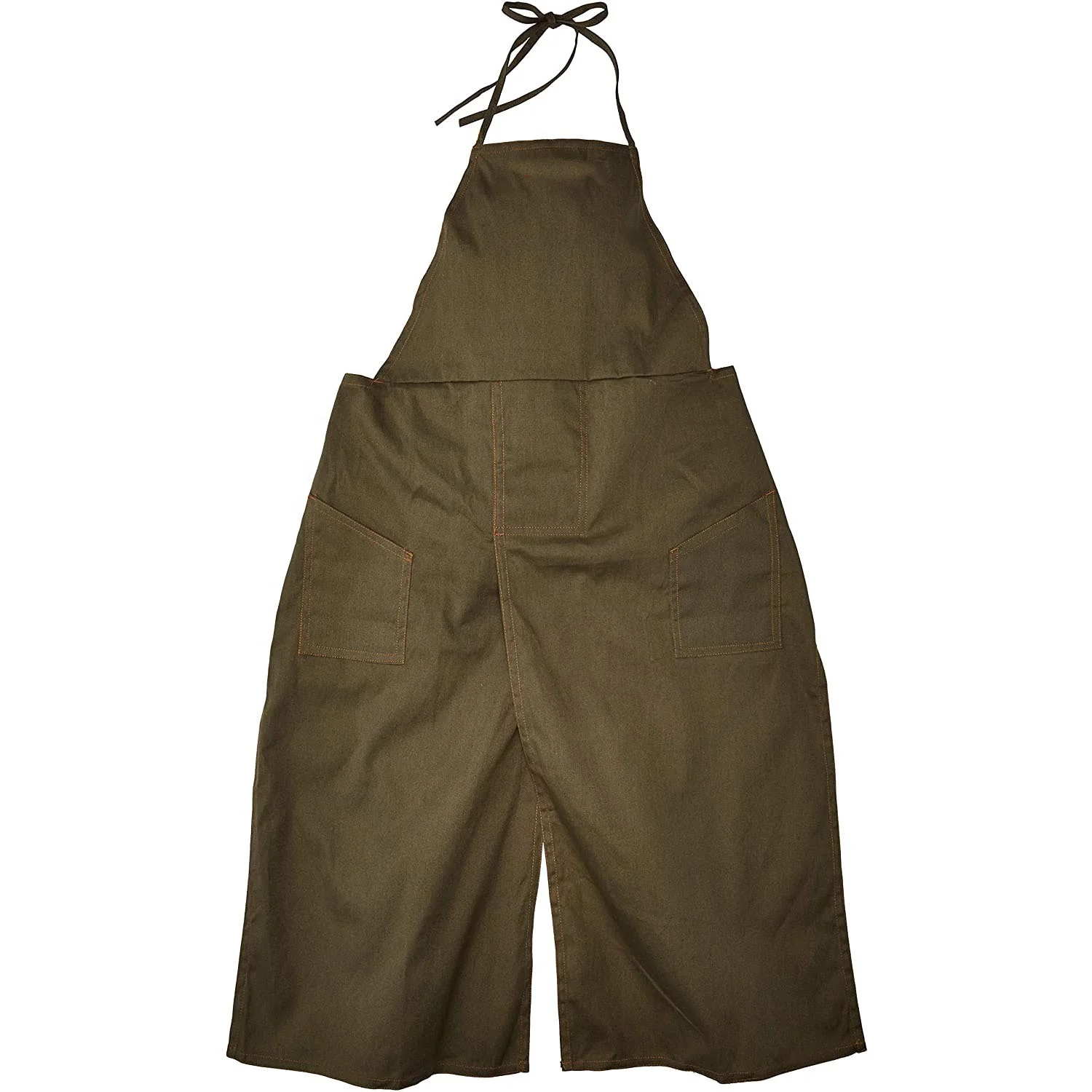 Хлопок Холст керамист Водонепроницаемый Фартук защиты разделение на ноге специальная конструкция