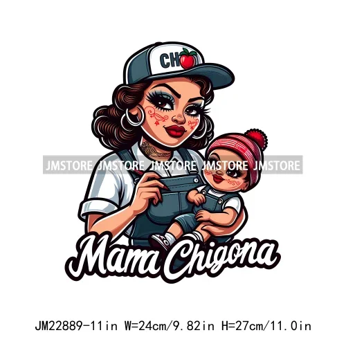 Custom Logo Heat Press Transfer Printing - Mama Chingona