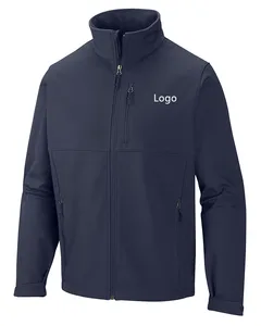 Mens Softshell Jacket Fleece Lined Waterproof Outerwear Full Zip Hiking Work Travel Working Jacket for Men