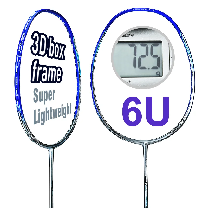Оптовая Продажа Ультра легкая профессиональная графитовая ракетка для бадминтона из углеродного волокна