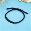 Ciondolo nero + cordoncino blu navy