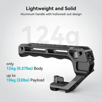 SmallRig Universal Lightweight Quick Release NATO Grip for DSLR Camera Cage Top Handle - 3766 detail image