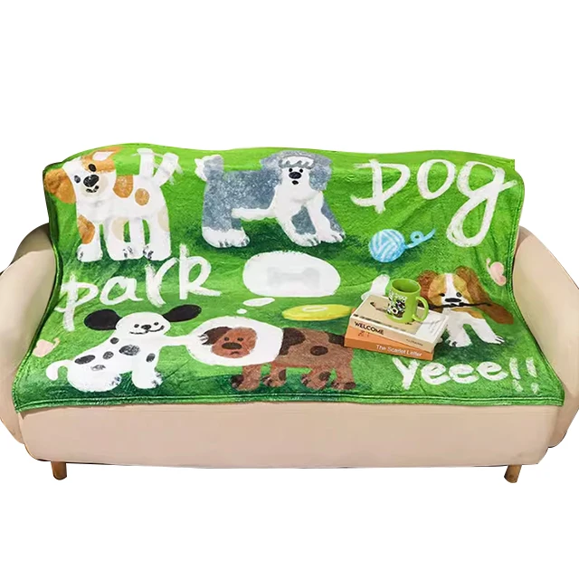 Personalized Gifts Sofa Throw Blanket Customized Pet raschel Blanket Customize With Photo Text