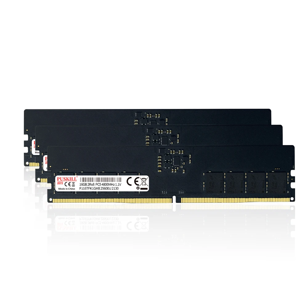 Puskill DDR5 RAM - 8GB/16GB/32GB, 4800MHz/5600MHz for Desktops