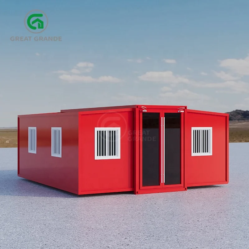 Bagong Disenyo 20Ft 40Ft 2 Bedroom With Bathroom Supplier Foldable House Container Expandable Container House