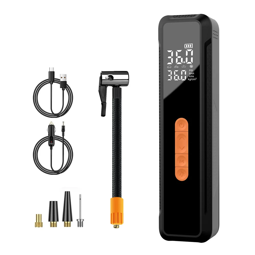 Fast Inflation Pump 150PSI Rechargeable Air Compressor Pump Electric Car Inflator Digital Screen Air Pump Cordless Tire Inflator