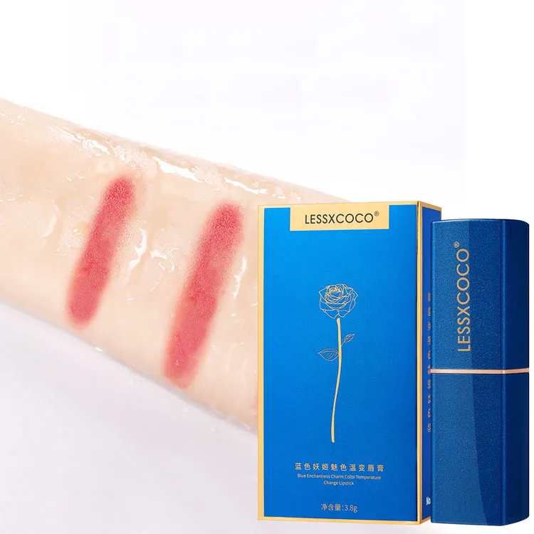 LESSXCOCO売れ筋口紅工場卸売色変更口紅ラビア温度変化色口紅