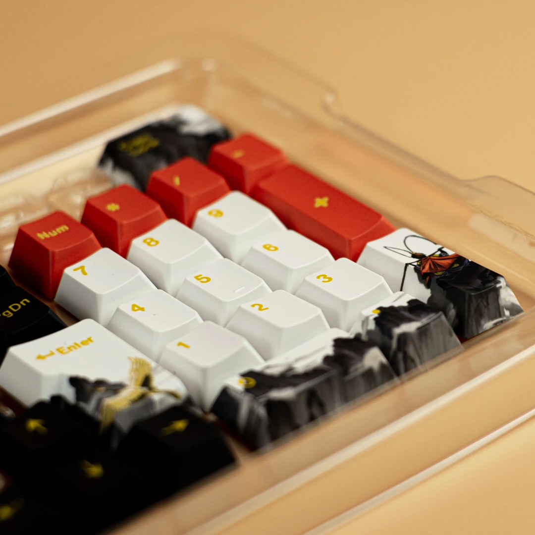 Customizable Design Goku Keycap German ISO De Keycaps Oem Profile PBT Dye Sublimation Cartoon Custom Keycaps