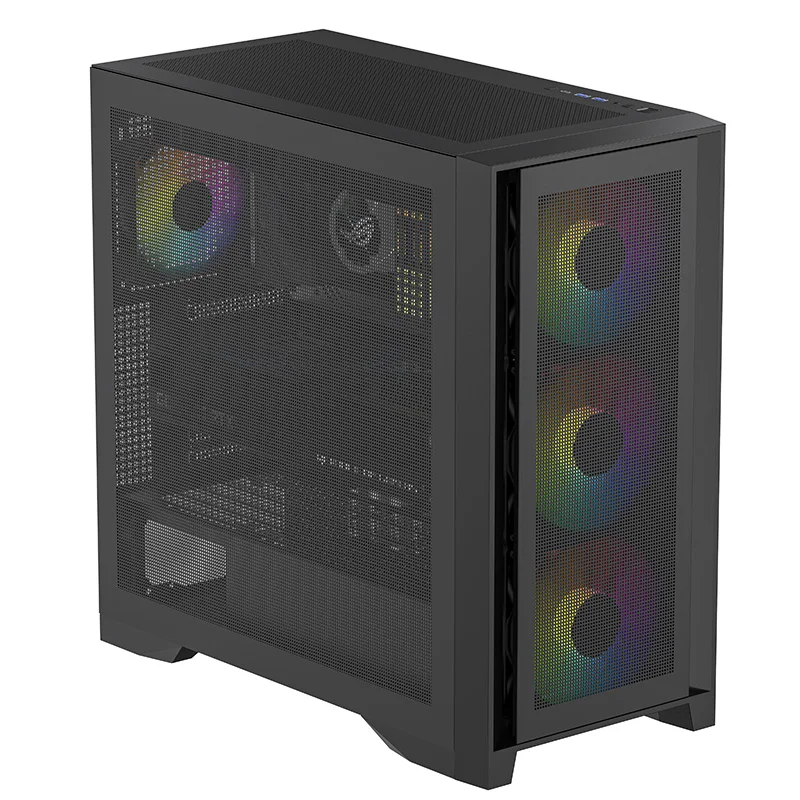 Gaming Computer Case High End Mesh Panel ATX Gaming PC Case Easy Disassembly Computer Cases & Towers CPU Cabinet for Pc Parts