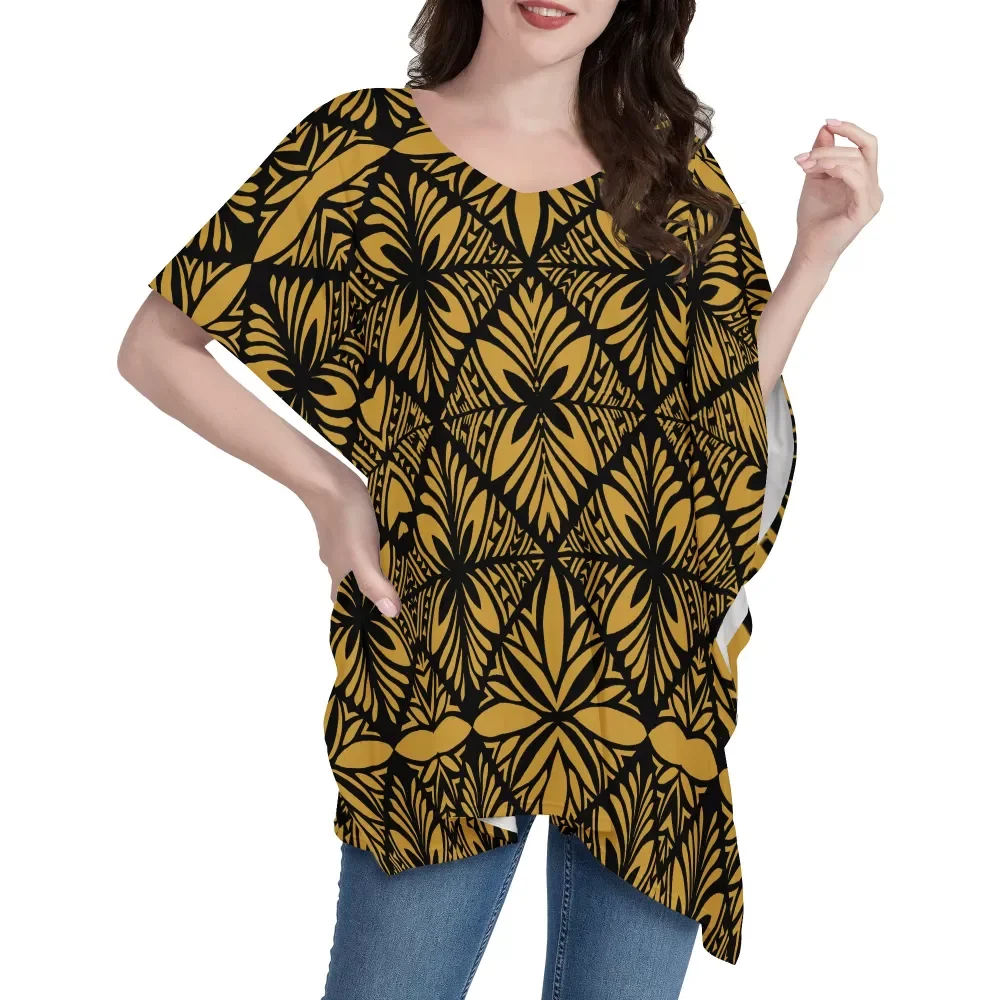 Wholesale Camisa de poncho plus size personalizada, camisa casual feminina,  modelos puletasi, tatuagens tribais, verão do havaí, solta, cobertura para  praia From m.alibaba.com