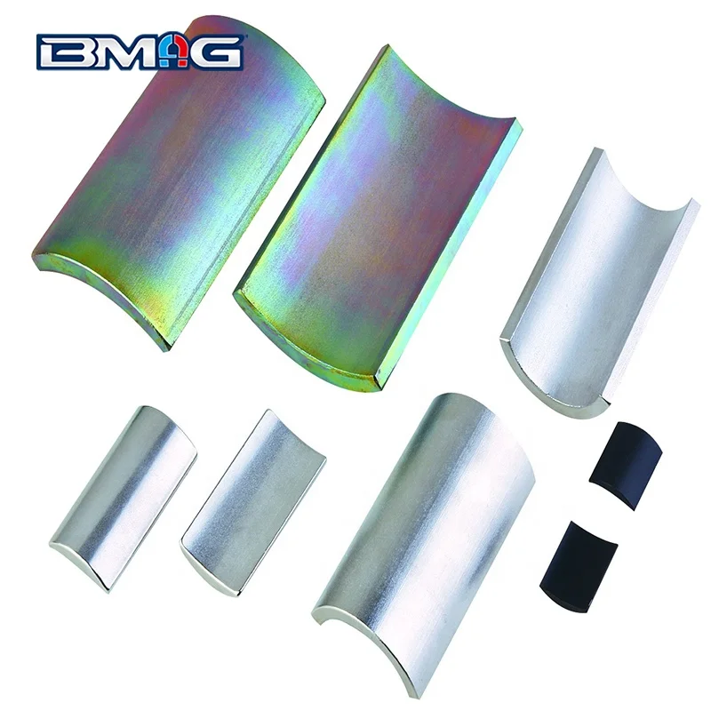 Neodymium Arc | Segment | Motor Magnets for Wind Generators N35/N38/N40/N42/N45/N48/N50/N52