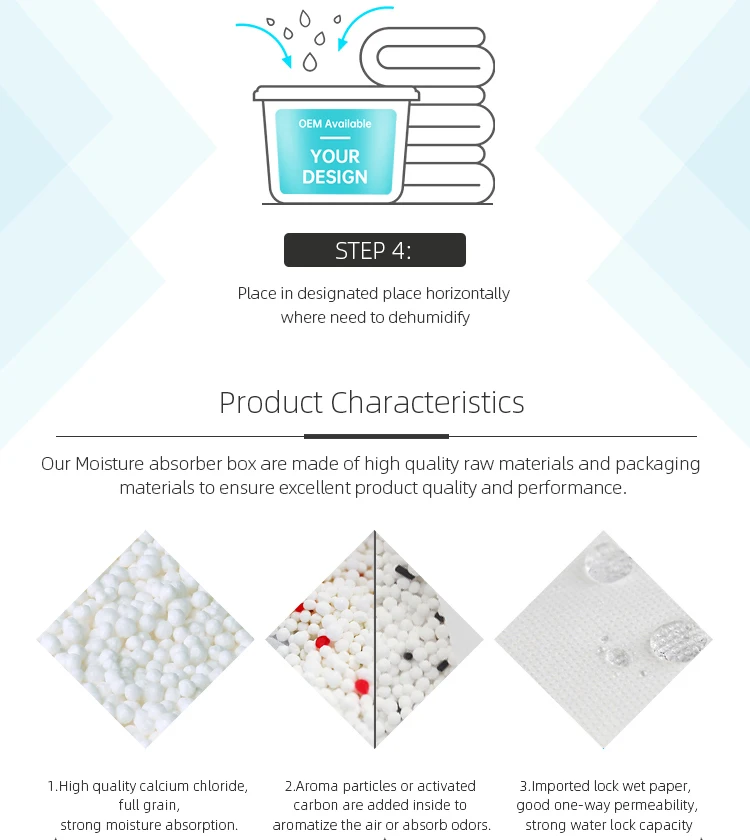400ml Disposable Dehumidifier Charcoal Boxes Humidity Moisture Absorber
