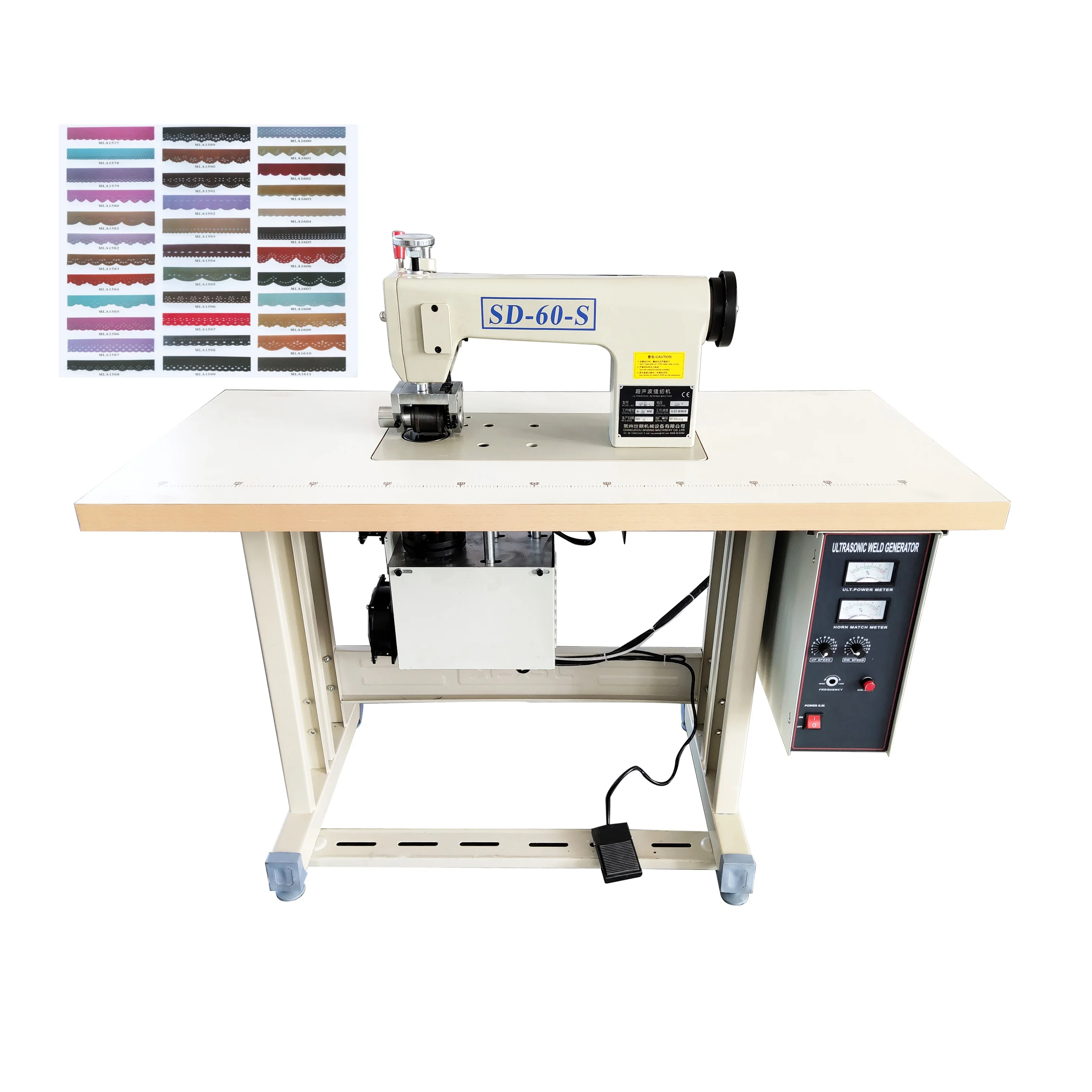 Industrial Ultrasonic  Sewing Machine Embroidery Machine Knitting  Button Making Machines for Lace Non-woven
