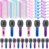 Pink(1nflatable Microphones 2Bracelets 1Sunglasses)
