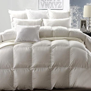 Custom Goose Down Duvet Bedding Comforter Pretty Double Quilt Machine Washable Cover Set Queen Size Quilt Comforter Set