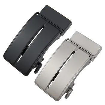 Athosline Luxury Reversible Automatic Leather Belt Buckle 35mm Wide Zinc Alloy Custom Logo Big and Tall