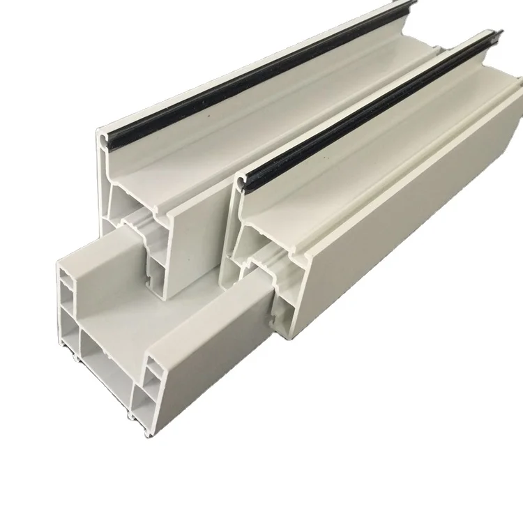 Upvc windows Doors Polystyrene Profiles Pvc Profile for Vinyl Door and Window Plastic Extruded Profiles