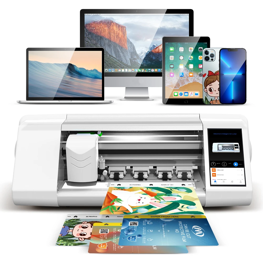 Unlocked Tpu Hydrogel Film Making Machine Screen Protector Cutter Plotter Mobile Phone Skin Cutting Machines