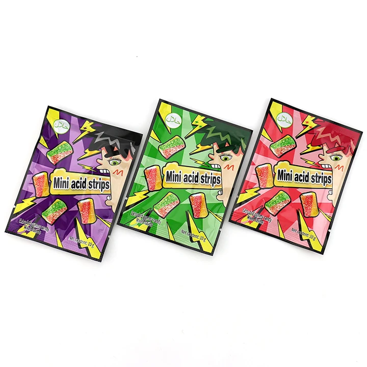 Sour strip gummy