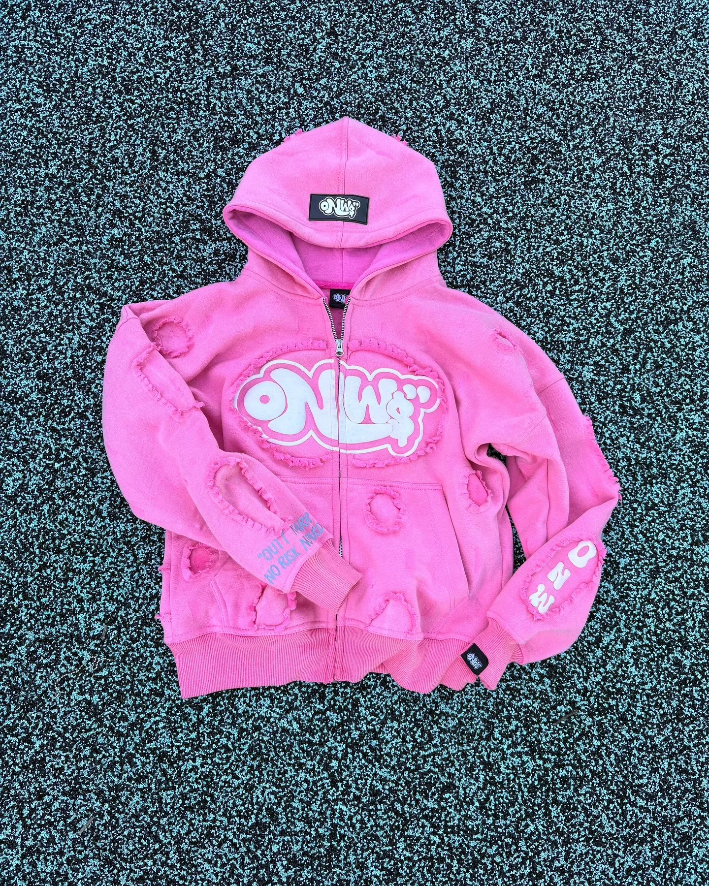 Factory Man Unisex Winter Print Zip-Up Hoodie Custom OEM/ODM Men's Oversized Lined Polyester/Cotton Sweatshirt gallery 4