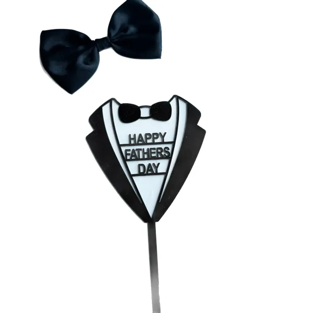 Ins-style Men's Birthday Acrylic Cake Decoration - Father's Birthday Happy Cake Insert Cake Toppers Wholesale