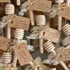 Etiqueta de papel kraft marrón