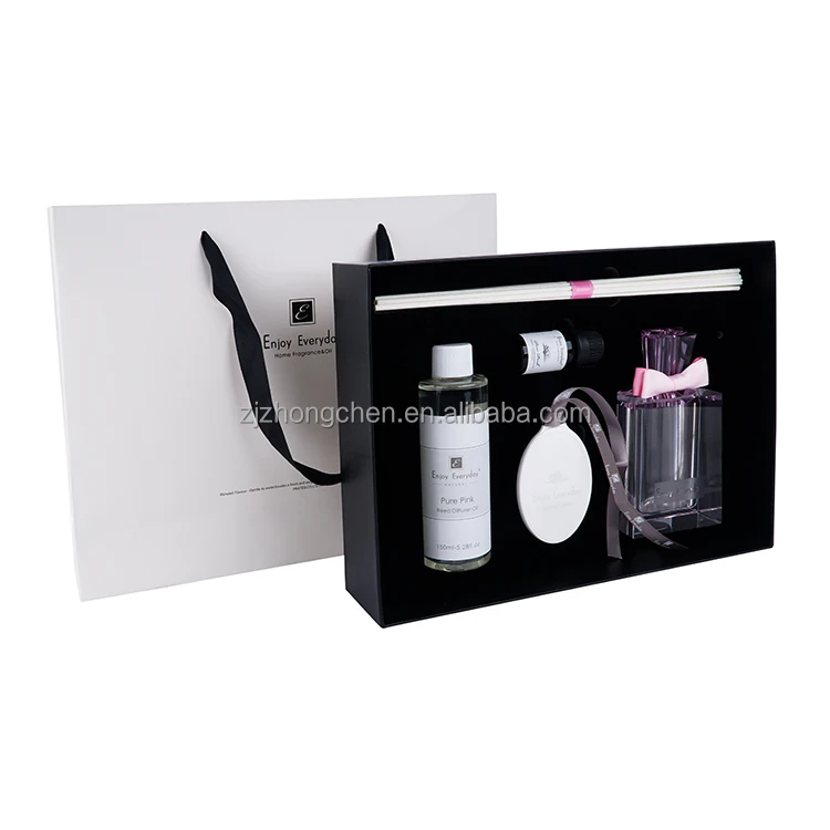 product wholesale customized luxury air freshener perfume gift set fragrance aroma essential oil crystal reed diffuser-4
