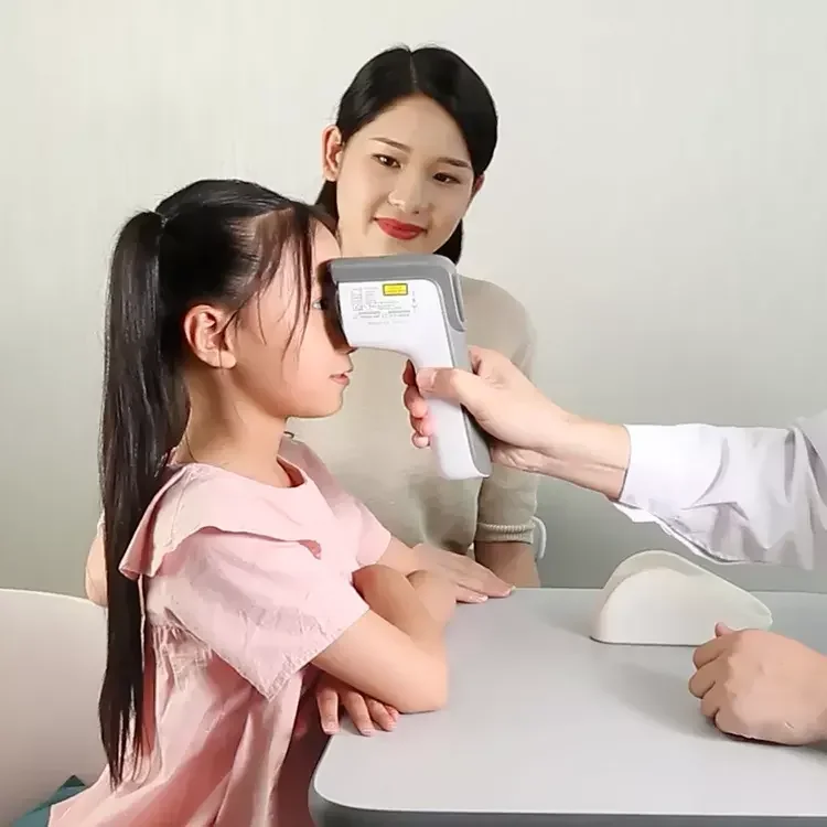 HAR-1000 Simple, Portable, Handheld Automatic Keratometer with Functions Including Rapid Vision Screening and Eye Examinations.