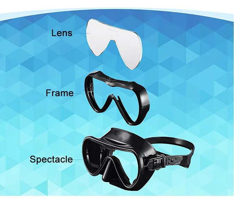 20 Colors Professional Adult Freediving Goggles Spearfishing Glasses