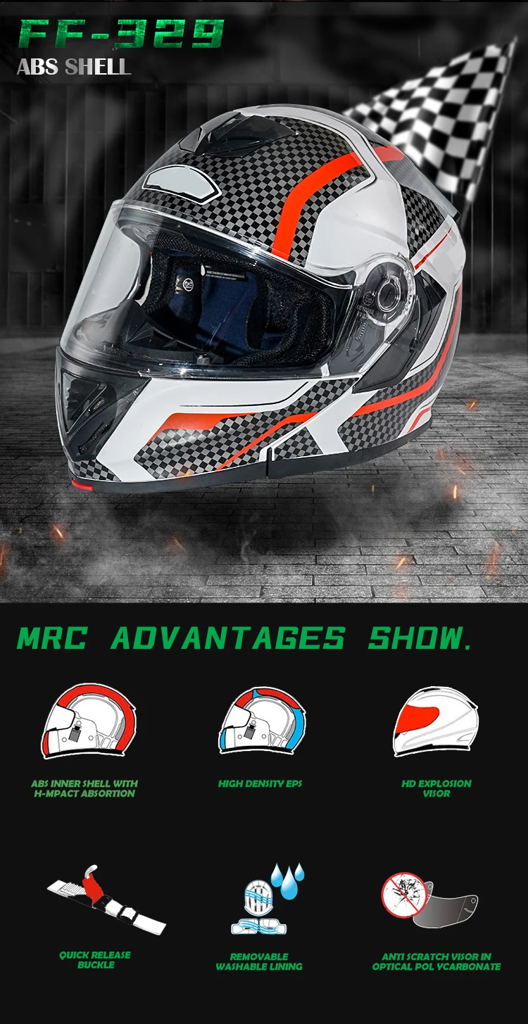  MMG Casco de moto integral: Aprobado ECE R 22.05