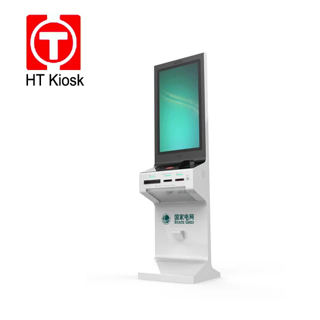 21.5 Inch Touch Screen Self Service Sports Betting  Terminal Machine Payment Kiosk With Ticket Printer Card Reader