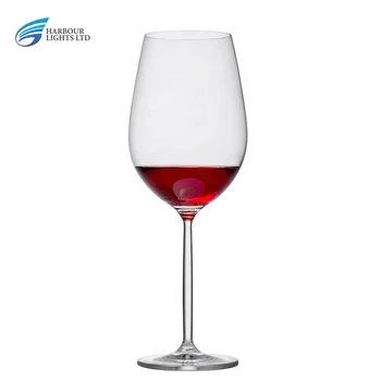 Hot Sale Vintage Wine Glass Red Wine Goblet Glasses Straight-Stemmed Classic Clear Glass Set OEM For Wedding Events Custom Cup