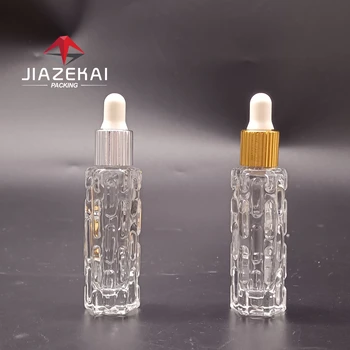 Clear 10ml Glass Dropper Top Perfume Bottle for Essential Oils Aromatherapy Cosmetics Skincare Liquids  Volume Option