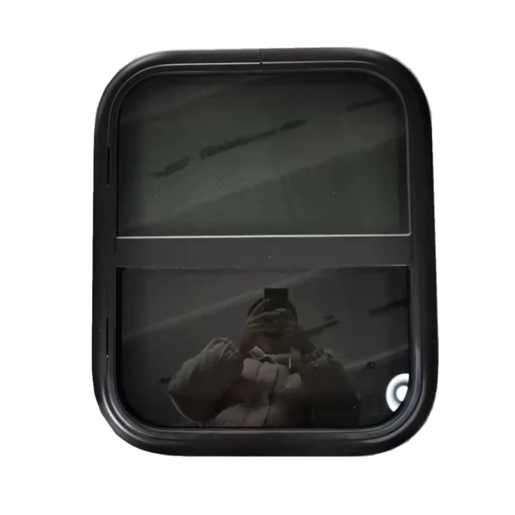 TONGFA Single Side Custom Size Sliding caravan Rv Side Tempered Glass Window