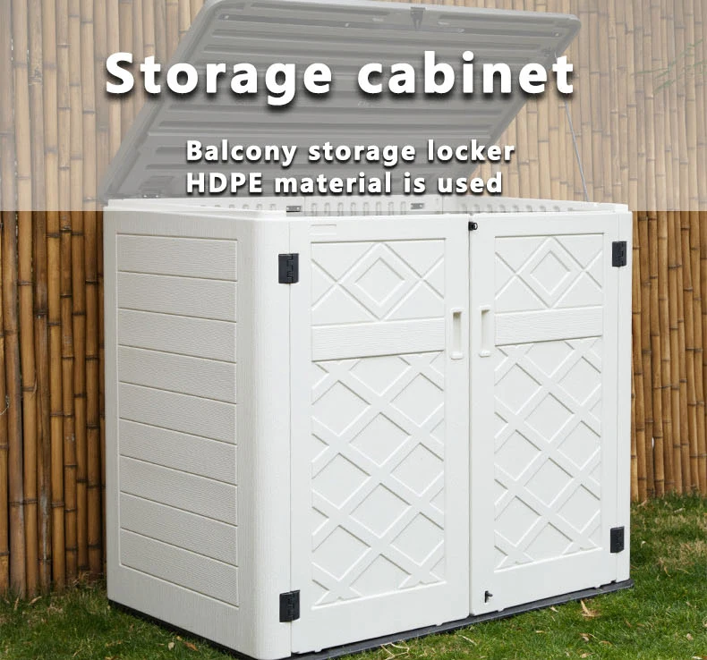 Backyard Garden Popular Plastic Waterproof Outdoor Storage