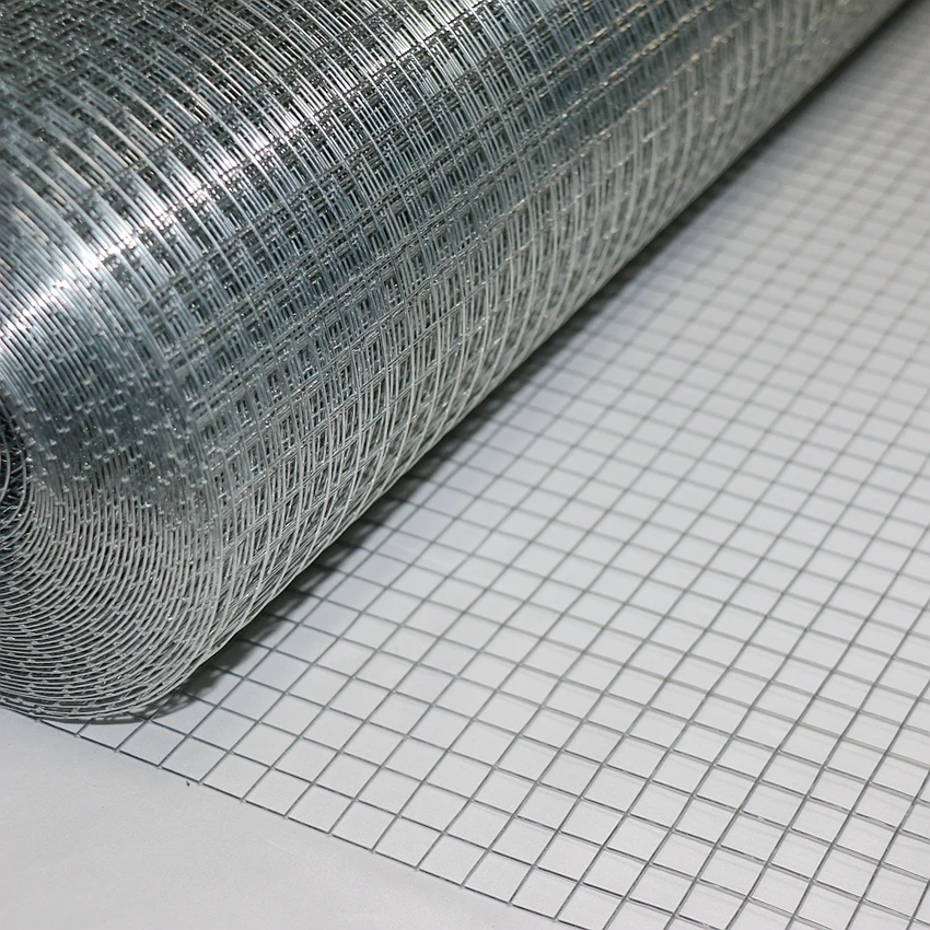 High Quality Factory Price Electric Galvanized Welded Iron Wire Mesh Roll  for Bird Cage Chicken Pens Rabbit Cages
