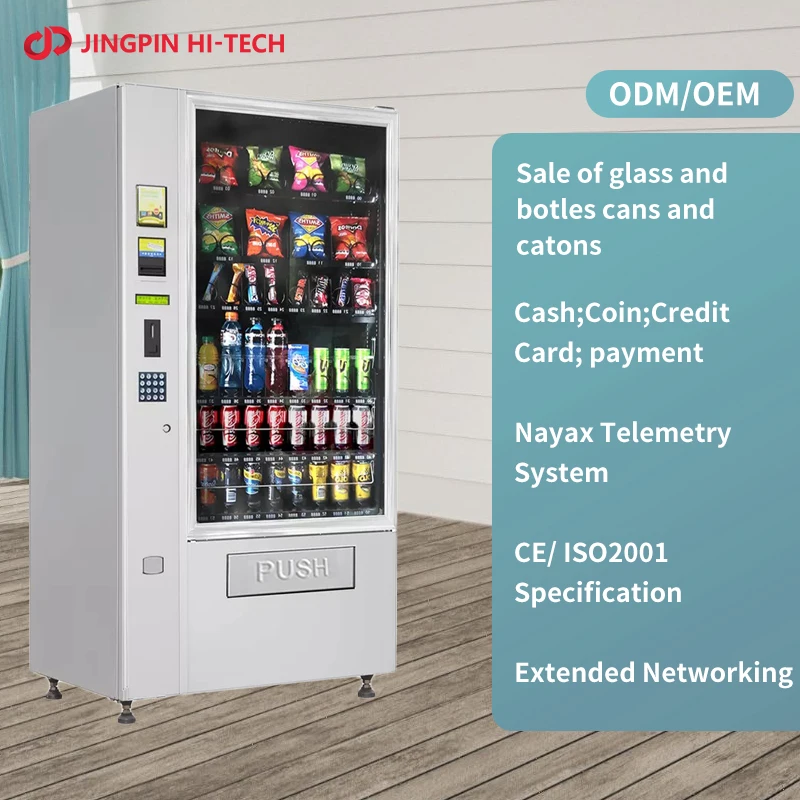 Jingpin Cheap Vending Machine Cashless With Display For Single