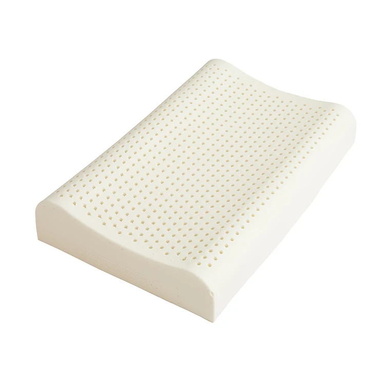 Traditional Local Wave Shape Latex Foam  Pillow for Sleeping
