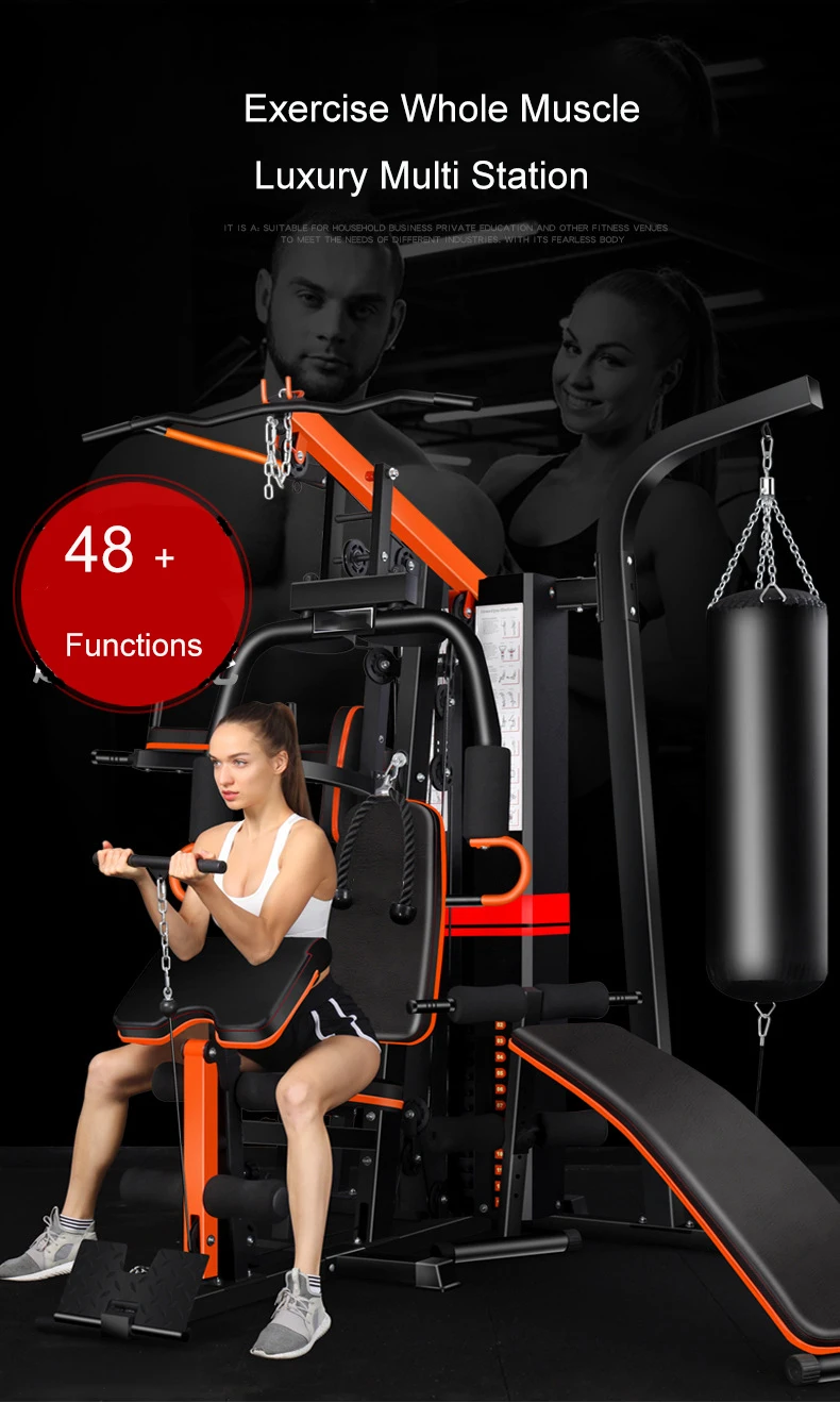 Профессиональный multi 3 станции коммерческих мульти тренажерный зал дома станция мульти оборудование для тренажерного зала