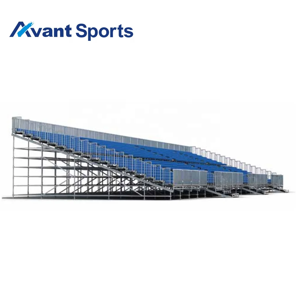 Avant Sports Large Stadium Grandstand System Modular Bleachers Seating Metal Bleacher Dismountable Scaffolding Grandstands Seats