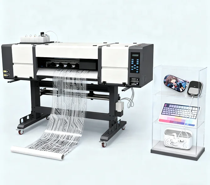 Xp600 A1 DTF Printer New Automatic Epson Compatible T-Shirt & Sticker Printing Machine with DTF Ink and Powder Oven