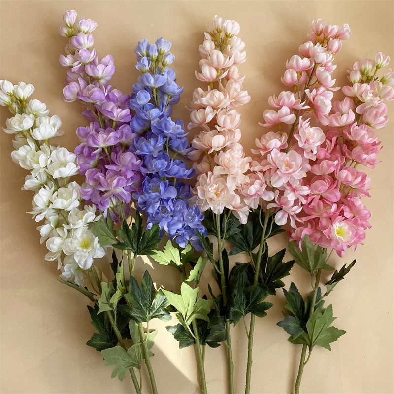 Flores Violetas De Imitación De Alta Calidad,105cm,Jacinto Real Natural,Flores  Artificiales,Delphinium Para Decoración De Boda - Buy Toque Real Hyacinth,Artificial  Flores De Delphinium,105cm De Simulación Violeta Product on Alibaba.com