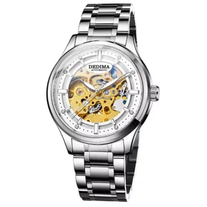 2026 New Casual Fashion Business Men's Watch Stainless Steel Strap Waterproof Mechanical Watch Automatic Mens Wristwatch Montre