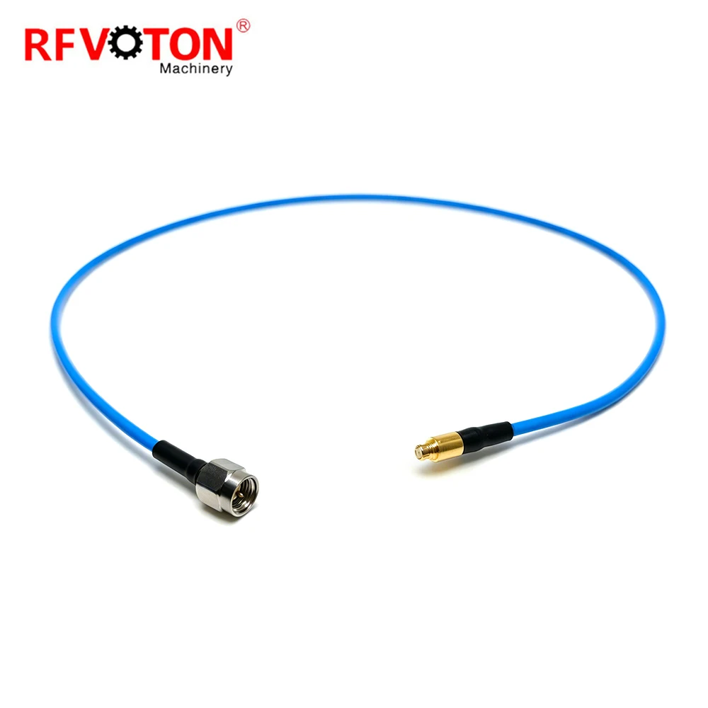 Fabrikpreis Sma-Stecker männlich auf Smp-Buchse weiblich, Hembra-Buchse, SS405-Kabel, HF-Koaxial-Überbrückungskabel, sofort lieferbar, 50 cm, RoHS