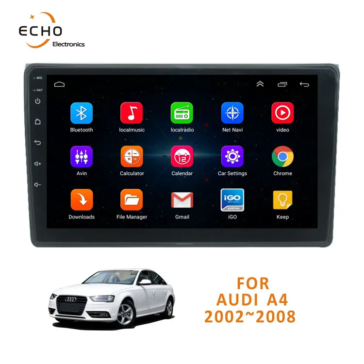 Android Car Radio Multimedia Video Player Stereo For Audi A4 2 3 B6 B7 2000 - 2009 S4 2008 RS4 2009 W/ GPS Navigation Carplay