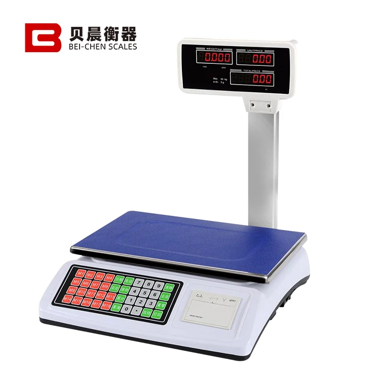 50KG Weighing Machine Scale Label Printing Scale Legal for Trade Price Scale